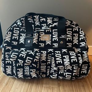 Victoria’s Secret “Pink” Rolling Duffle Travel Bag
